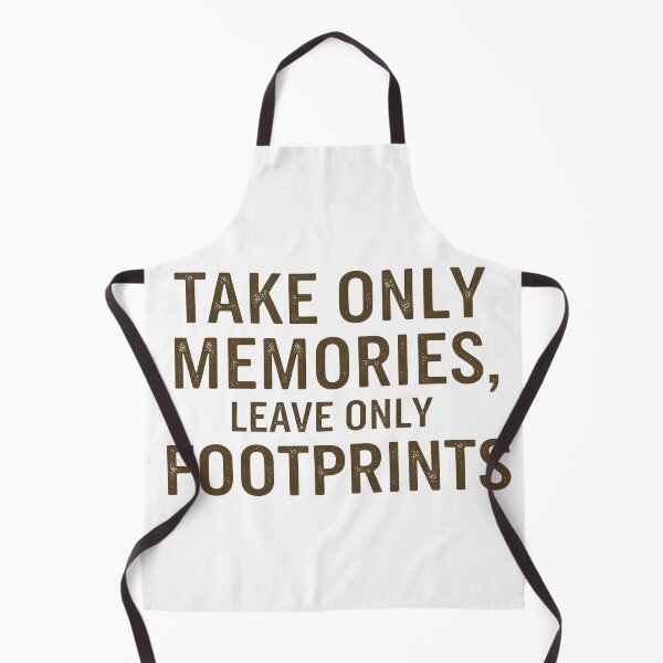 Item preview, Take Only Memories, Leave Only Footprints – Inspirational Travel & Nature Quote designed and sold by FmDesigner87.