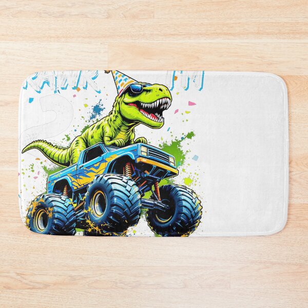 Item preview, 2nd Birthday Monster Truck Dinosaur Party Boys Rawr I'm 2  designed and sold by PNshop1827.