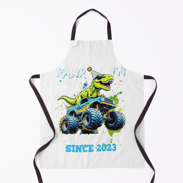 Item preview, 2nd Birthday Monster Truck Dinosaur Party Boys Rawr I'm 2 designed and sold by PNshop1827.