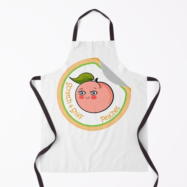 Item preview, Scratch and Sniff Peaches Retro Sticker designed and sold by RowanGraphics.