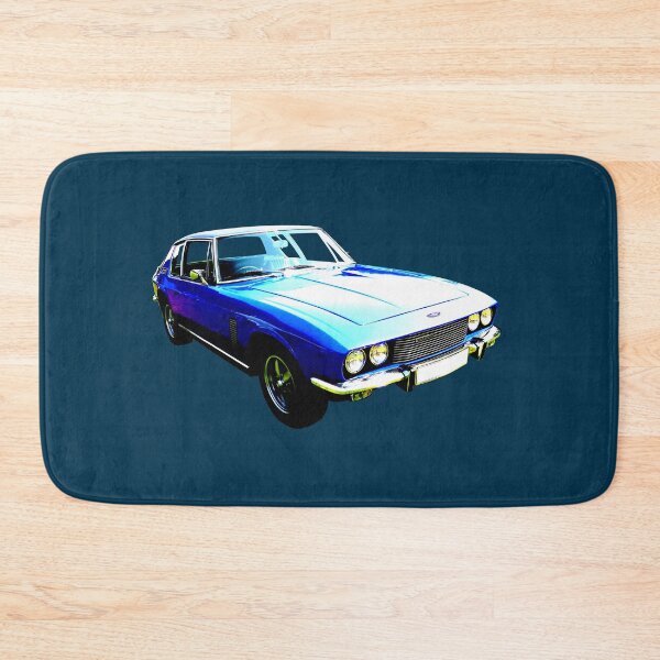 Item preview, Jensen Interceptor 1970s British classic car front 3/4 blue designed and sold by soitwouldseem.