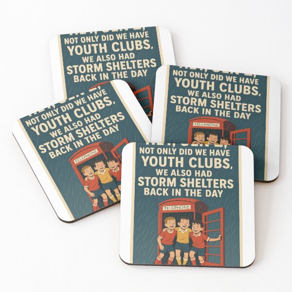 Item preview, Gen Z Youth Clubs & Storm Shelter Throwback designed and sold by Rob7779.