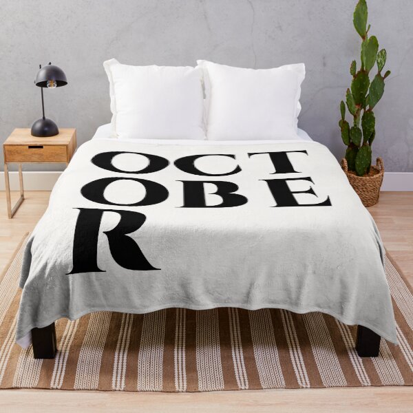 Item preview, October Minimal Bold Modern Typography Design designed and sold by trepiu.