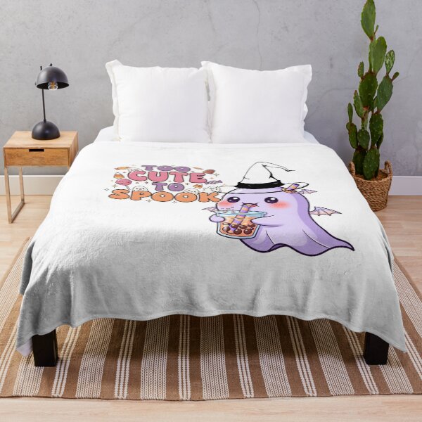 Item preview, Too Cute to Spook Kawaii Ghost Boba Halloween Design designed and sold by Momay-designer.