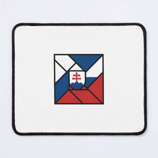 Item preview, Geometric Slovakia Flag with Modern Design designed and sold by GlobeMood.