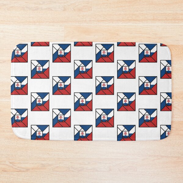 Item preview, Geometric Slovakia Flag with Modern Design designed and sold by GlobeMood.
