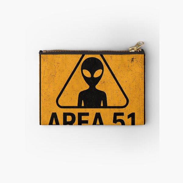 Item preview, Area 51 Warning Sign – Alien Restricted Zone Badge designed and sold by DjokosDisigns.