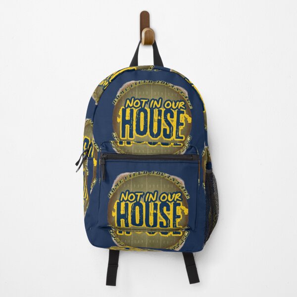 Item preview, Home Field Advantage: Not In Our House (Sunshine/Deep Blue Edition) designed and sold by Blaze & Trail Creative.