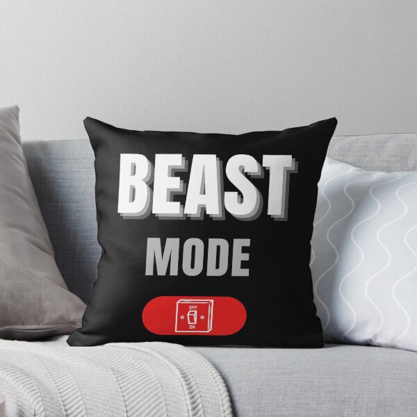 Item preview, Beast Mode Switch On | Motivational Gym & Fitness Design designed and sold by BlackTeesArt1.