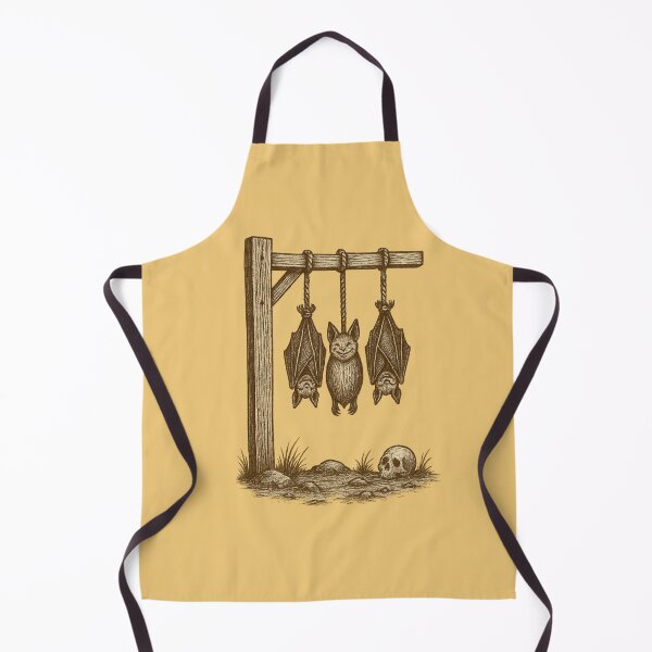 Item preview, Bats on Gallows Vintage Etching Halloween Illustration designed and sold by Meandmyshop.