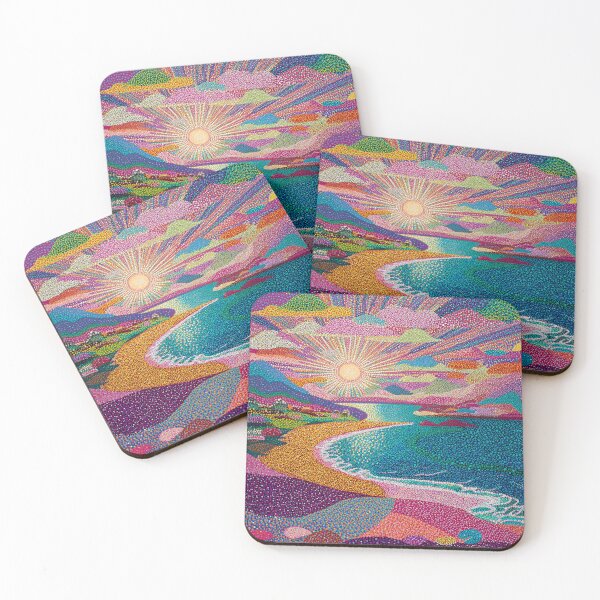 Item preview, Colorful Seaside Sunset designed and sold by Neika Shimm Designs.
