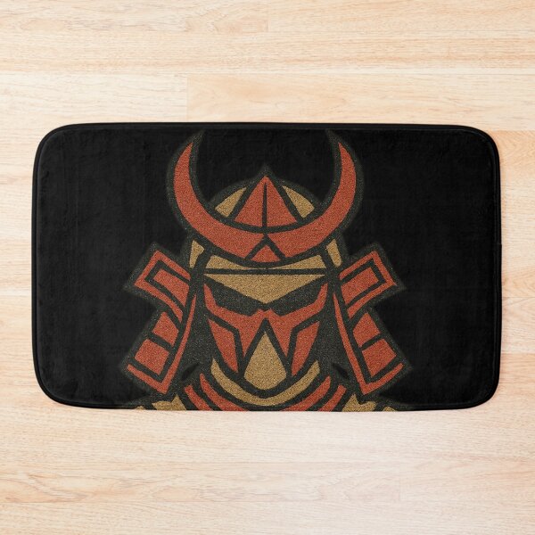 Item preview, Minimalist Samurai Kabuto Helmet – Geometric Embroidered Retro Style designed and sold by OnPointOutfits.