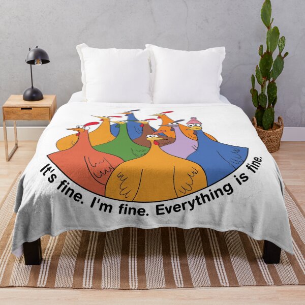 Item preview, It’s fine. I’m fine. Everything is fine.  Hat Version 1 designed and sold by ArthousePromos.