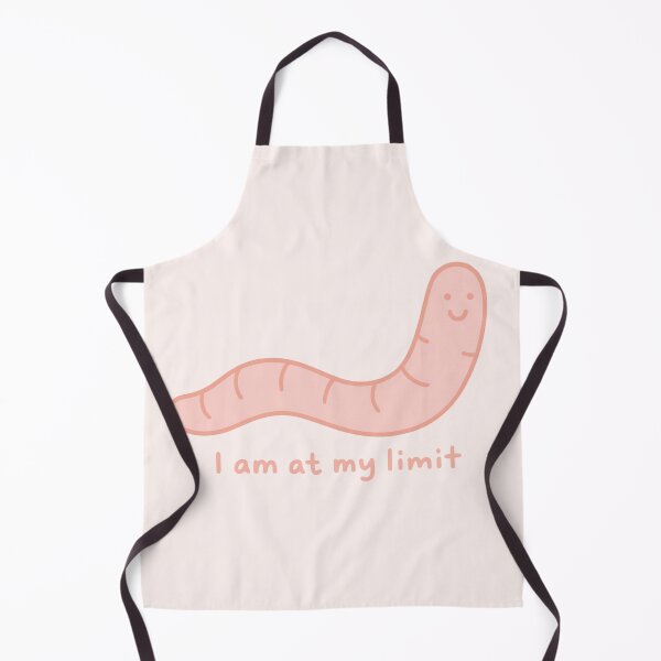 Item preview, I Am at My Limit – Cute Pink Worm Minimalist Design designed and sold by wwshd.