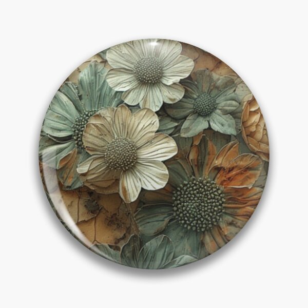 Item preview, Vintage Dried Floral Pattern: Textured Botanical designed and sold by Virtuals1.