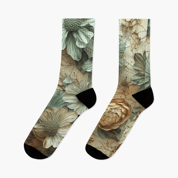 Item preview, Vintage Dried Floral Pattern: Textured Botanical designed and sold by Virtuals1.