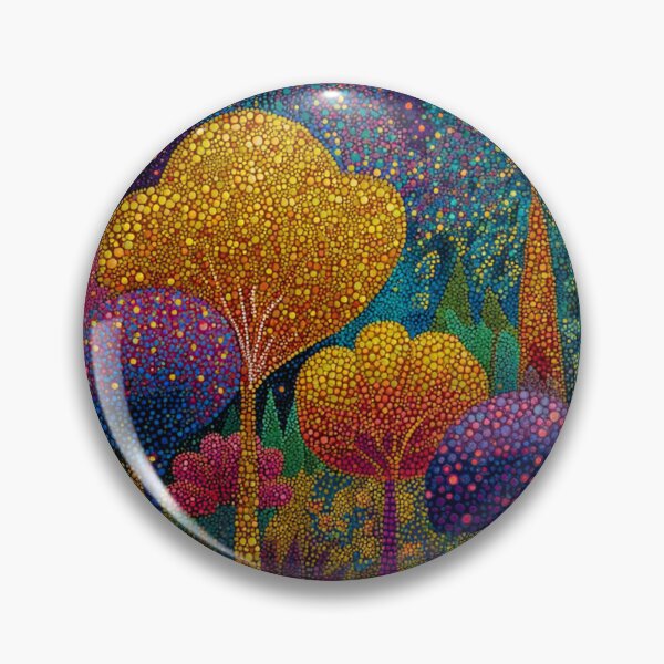Item preview, Enchanted Colorful Forest at Night designed and sold by Neika Shimm Designs.