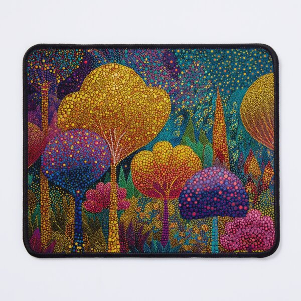 Item preview, Enchanted Colorful Forest at Night designed and sold by Neika Shimm Designs.