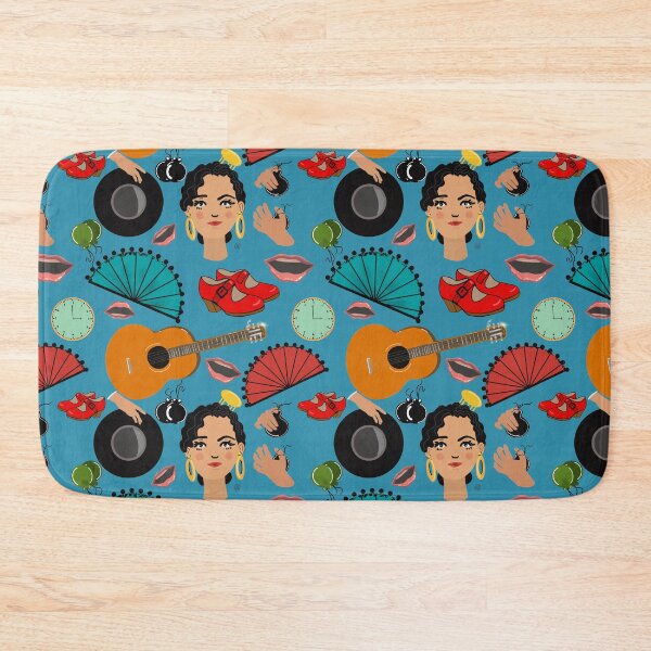 Item preview, Flamenco life in blue designed and sold by Dancesevillanas.