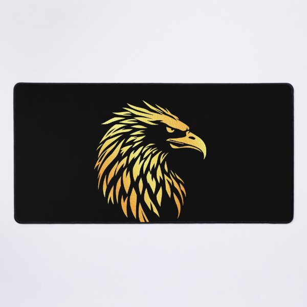 Item preview, Golden Eagle Head – Fierce Mythical Bird Silhouette designed and sold by Simplystik.