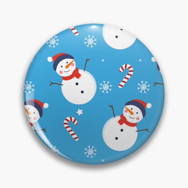 Item preview, Snowmen on Blue – Cute Christmas Winter Design designed and sold by Novel Works Studio.