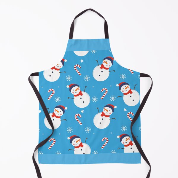Item preview, Snowmen on Blue – Cute Christmas Winter Design designed and sold by Novel Works Studio.