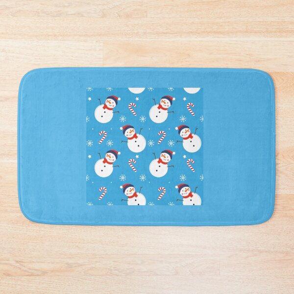 Item preview, Snowmen on Blue – Cute Christmas Winter Design designed and sold by Novel Works Studio.