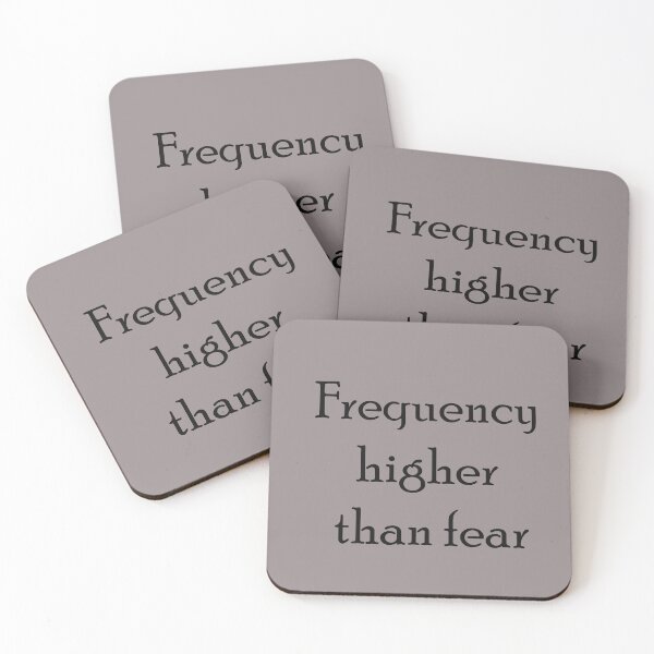 Item preview, Frequency Higher Than Fear – Rare Vibes Quote designed and sold by ArtNestVerse.