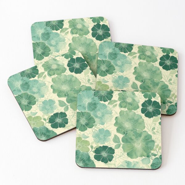 Item preview, Soft Green Floral Pattern: Vintage Botanical designed and sold by Virtuals1.