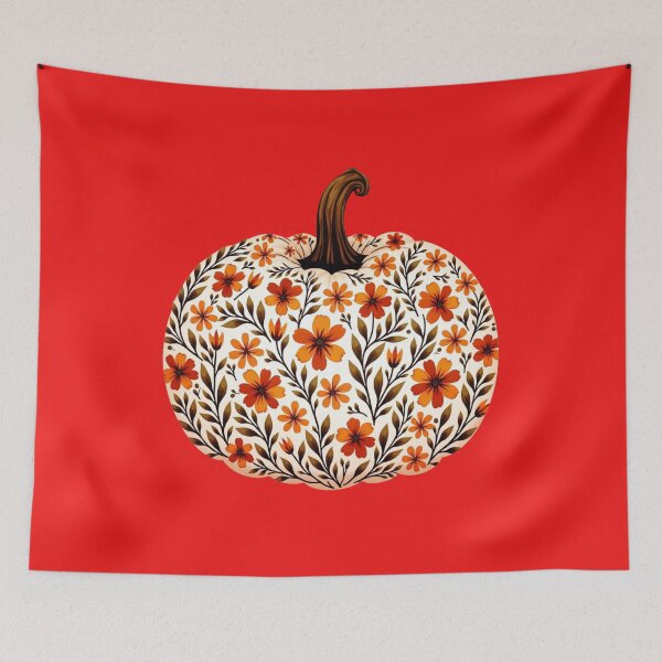 Item preview, Beautiful Pumpkin Fall Vibes Floral Design Holidays Thanksgiving Halloween designed and sold by StyleGuru.