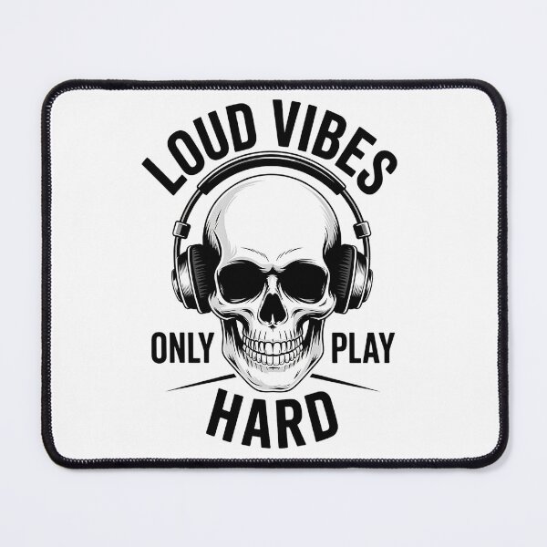 Item preview, Skull Headphones – Edgy Monochrome Music Lover Streetwear Design designed and sold by Taans-Creation.
