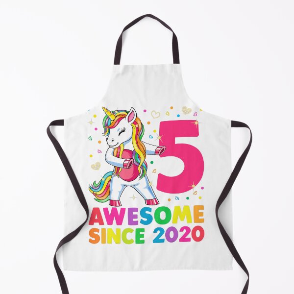 Item preview, 5 Years Old Unicorn Flossing 5th Birthday Girl Unicorn Party designed and sold by PNshop1827.