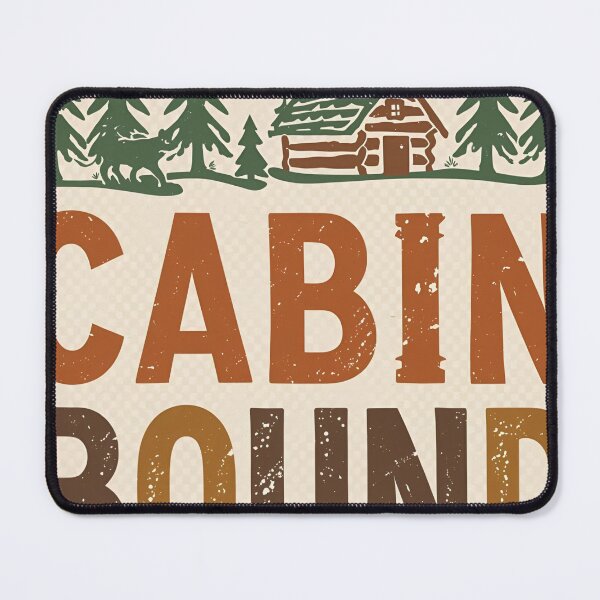 Item preview, Cabin Bound – Cozy Outdoor Sticker & Shirt designed and sold by BrightNestCo.