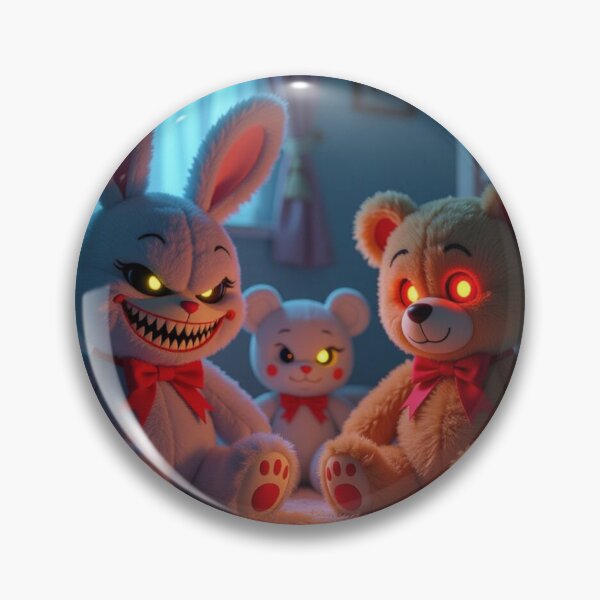 Item preview, Mischievous Shadows – Plush Rebellion with glowing eyes and stitched grins designed and sold by FotoworldEdel.