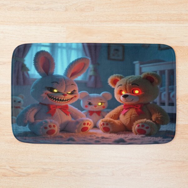 Item preview, Mischievous Shadows – Plush Rebellion with glowing eyes and stitched grins designed and sold by FotoworldEdel.