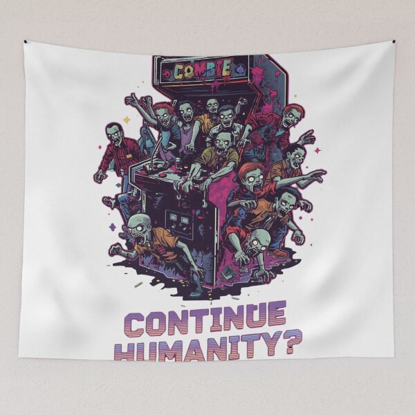 Item preview, Continue Humanity? designed and sold by Pixelogia.