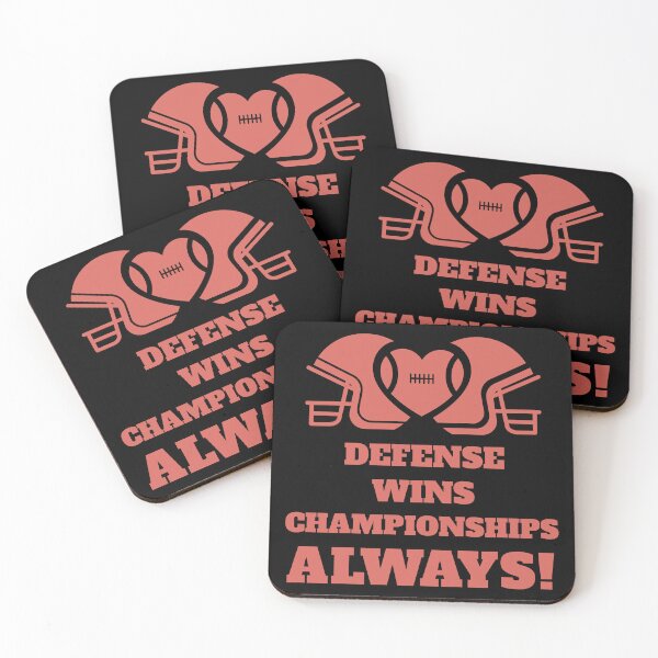 Item preview, Football Fan - Defense Wins Championships Always! designed and sold by BD's Tees.