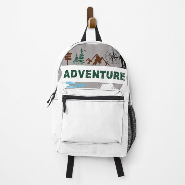 Item preview, Wild Adventure Hiking Camping Badge Design|Adventure Hiking T-Shirt | Camping Outdoor Explorer Tee | Travel Enthusiast Shirt designed and sold by Al-Ziyyel Studio✨.