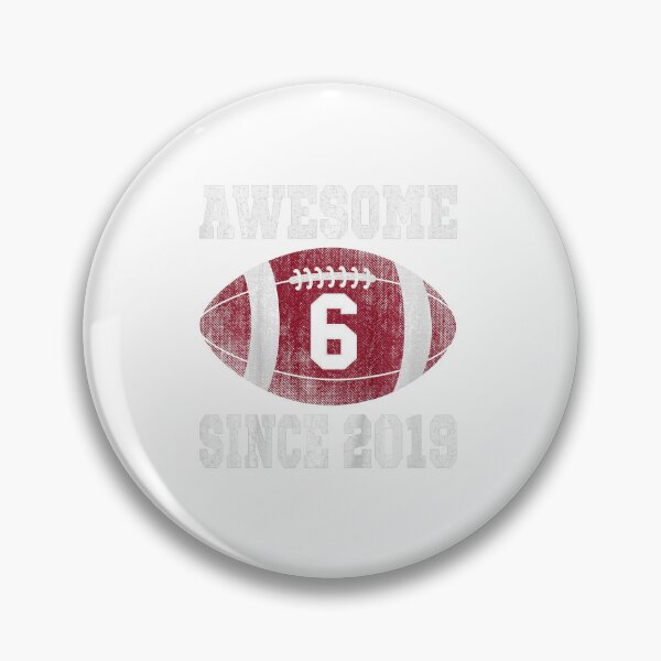 Item preview, 6th Birthday Football Player 6 Years Old Vintage Sports  designed and sold by PNshop1827.