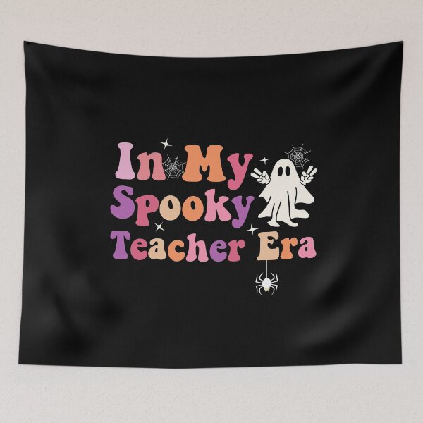 Item preview, In My Spooky Teacher Era Shirt – Cute Ghost Halloween Teacher designed and sold by Alluka Brand.