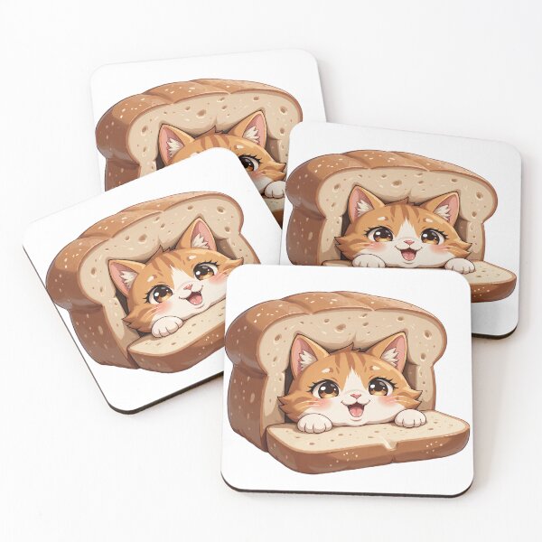 Item preview, Adorable Cat in Loaf of Bread designed and sold by Woo's Crazy Shop.
