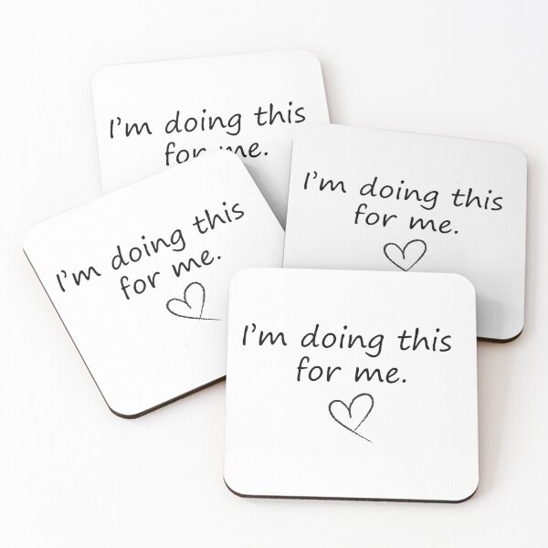 Item preview, I Am Doing This For Me | Self Love Typography Quote designed and sold by designsoftinaa.