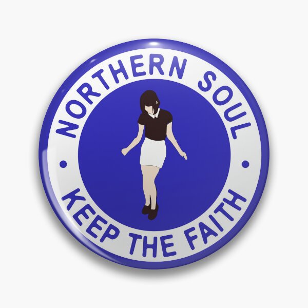 Item preview, Northern Soul Keep The Faith Dancing Girl style 60's Logo designed and sold by Surfer Dave Designs.