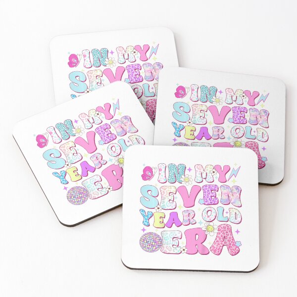 Item preview, 7 Year Old In My Seven Year Old Era Girl Kids 7th Birthday  designed and sold by PNshop1827.