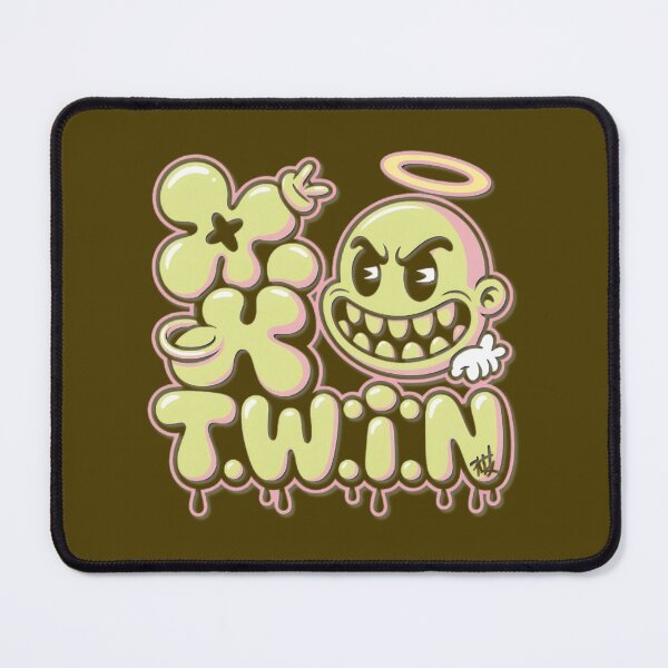 Item preview, X K TWIN Cartoon Character with Halo designed and sold by WilliamsdoGDesi.