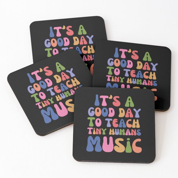Item preview, It's a good day to teach tiny humans Music teacher groovy designed and sold by snowry.
