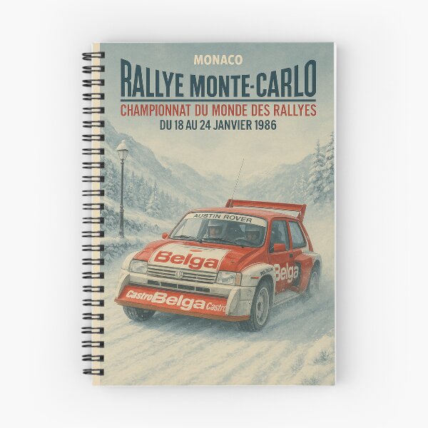 Item preview, 1986 Monte Carlo Rally Classic. designed and sold by Racing Art Store 2025.