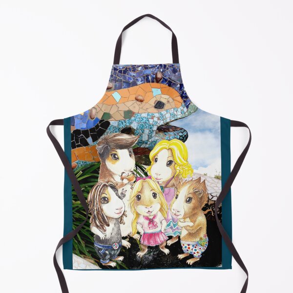 Item preview, Guinea pig family living the Güell park in Barcelona designed and sold by Nayonaaaa.