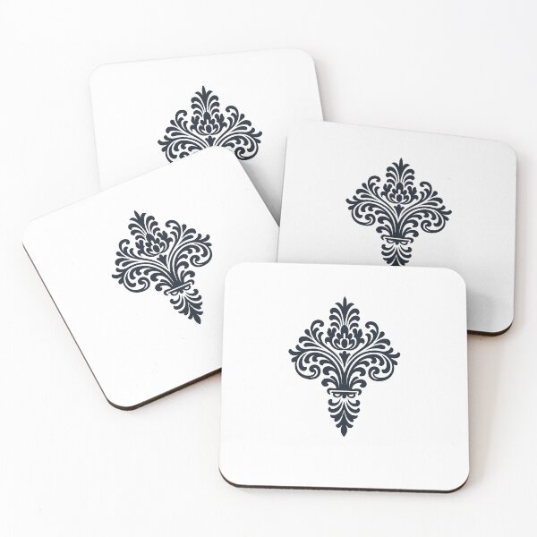 Item preview, Elegant Black Floral Ornament Design designed and sold by GlobeMood.