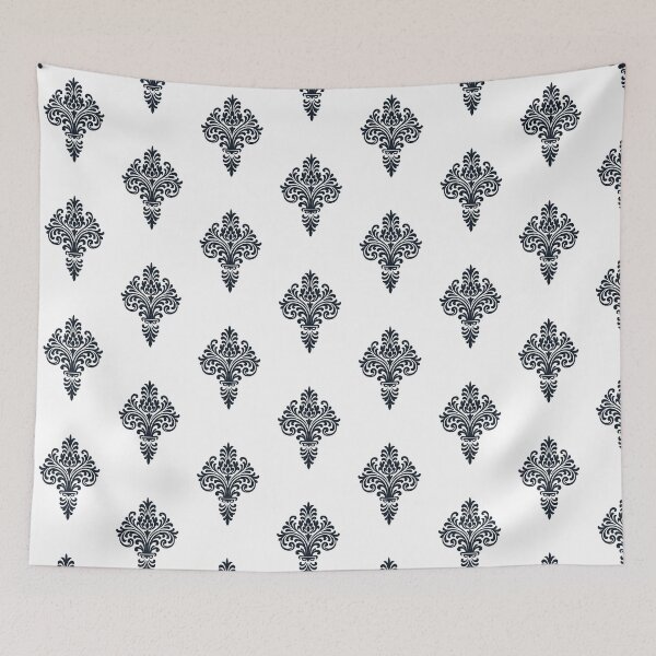 Item preview, Elegant Black Floral Ornament Design designed and sold by GlobeMood.